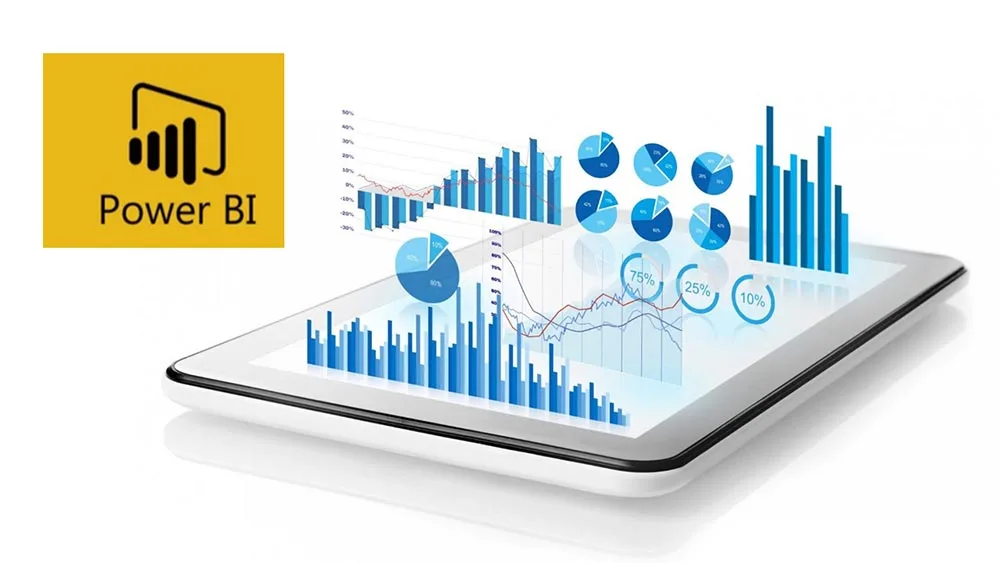 Power BI with data charts